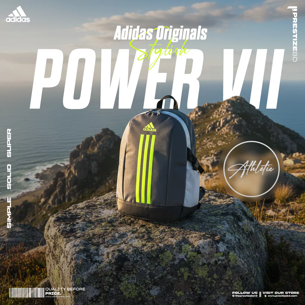 Adidas Power VII Backpack - Grey - Image 3