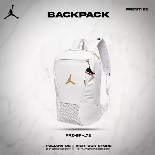 Jordan Retro 12 Backpack (White)