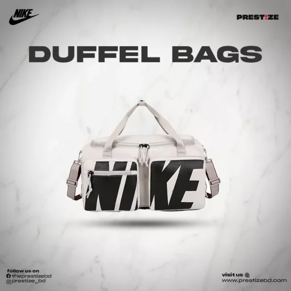 Nike Utility Power Training Duffel Bag (White)