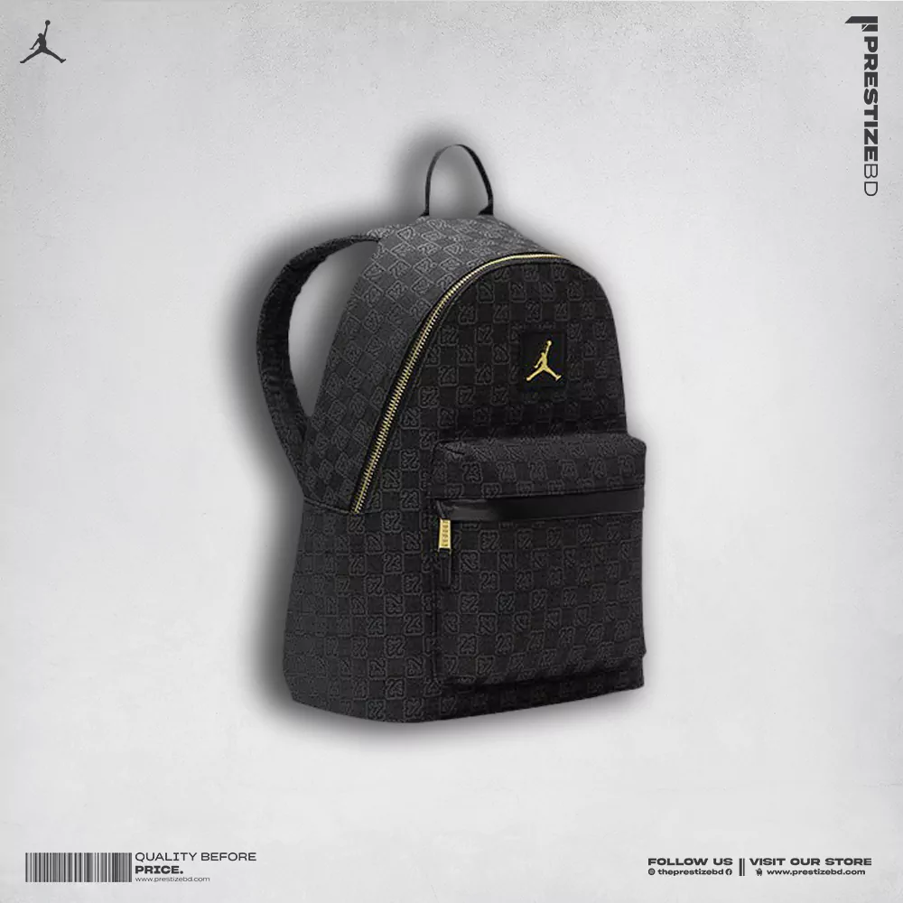 Air Jordan Monogram Backpack (Gold) - Image 3