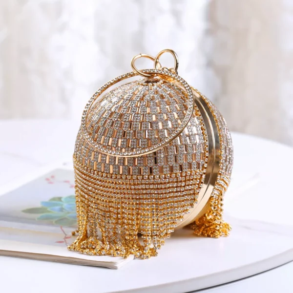 Ladies Clutch Bag - Golden Oval 2.0 - Image 3