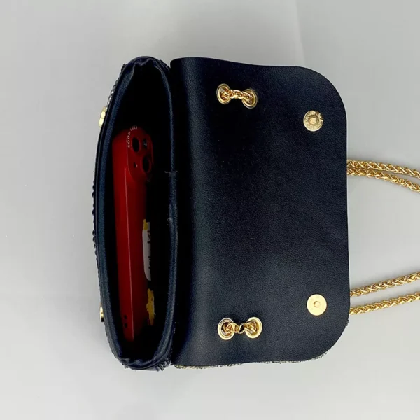 Dark Fiona Ladies Clutch Bag - Image 2