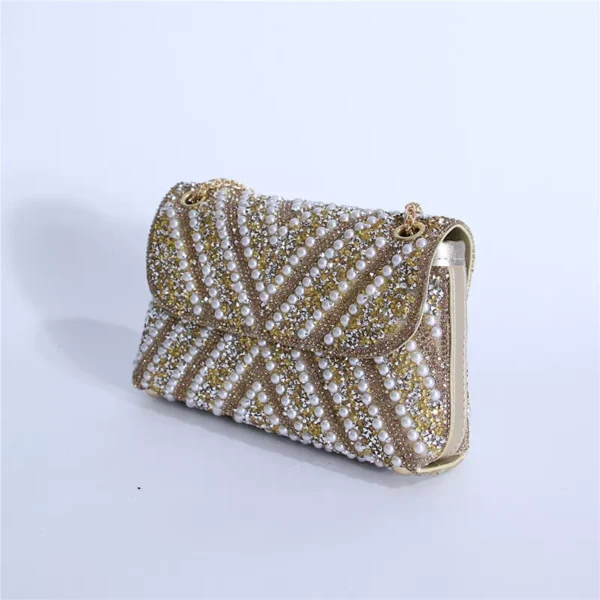 Golden Fiona Ladies Clutch Bag - Image 2