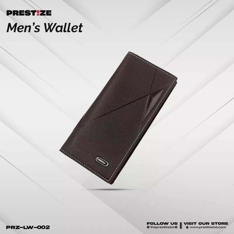 Brown Long Men's Wallet