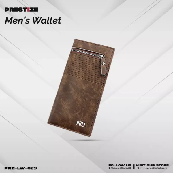 Mark Brown Long Wallet