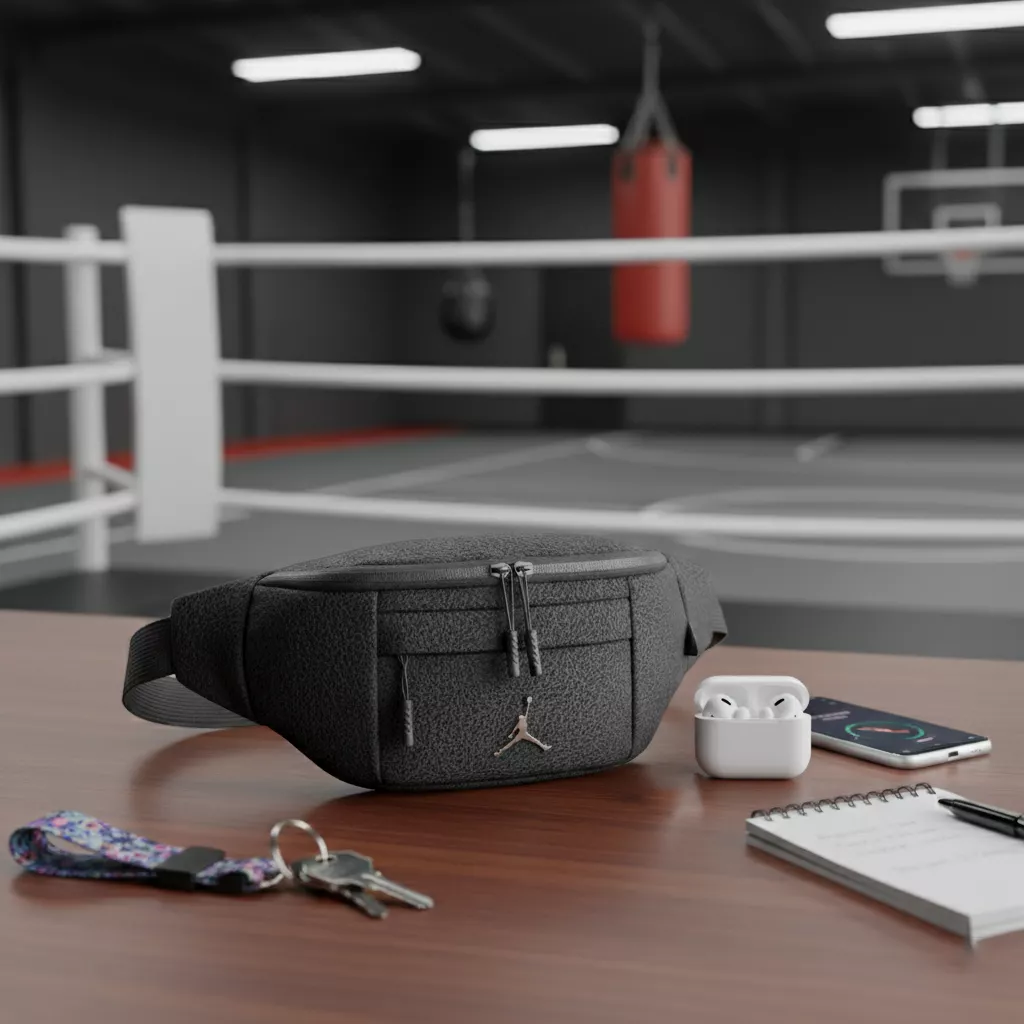 Jordan Jumpman Waist Bag (Black) - Image 2