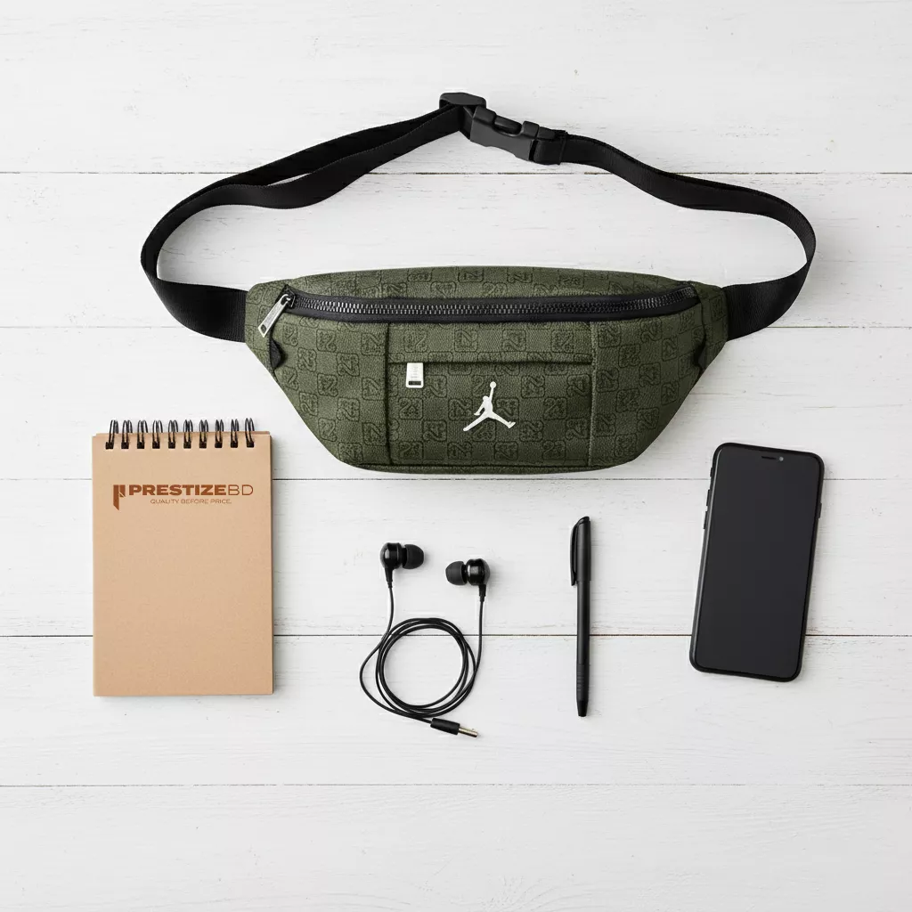 Jordan Monogram Waist Bag (Army Green) - Image 2