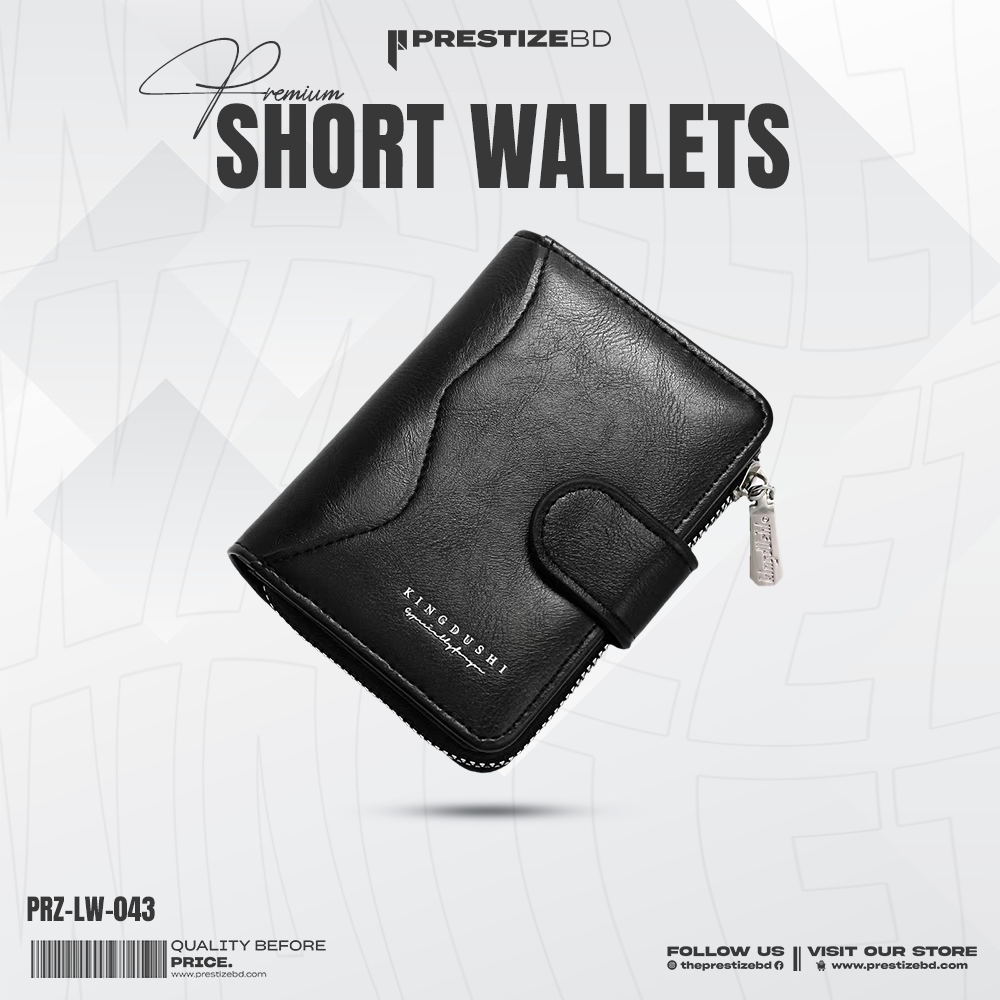 Kingdushi Mini Bi-Fold Men's Affordable Leather Mini Wallets in BD