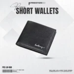 Baellerry Classic Bi-Fold Mini Men's Wallet - Black