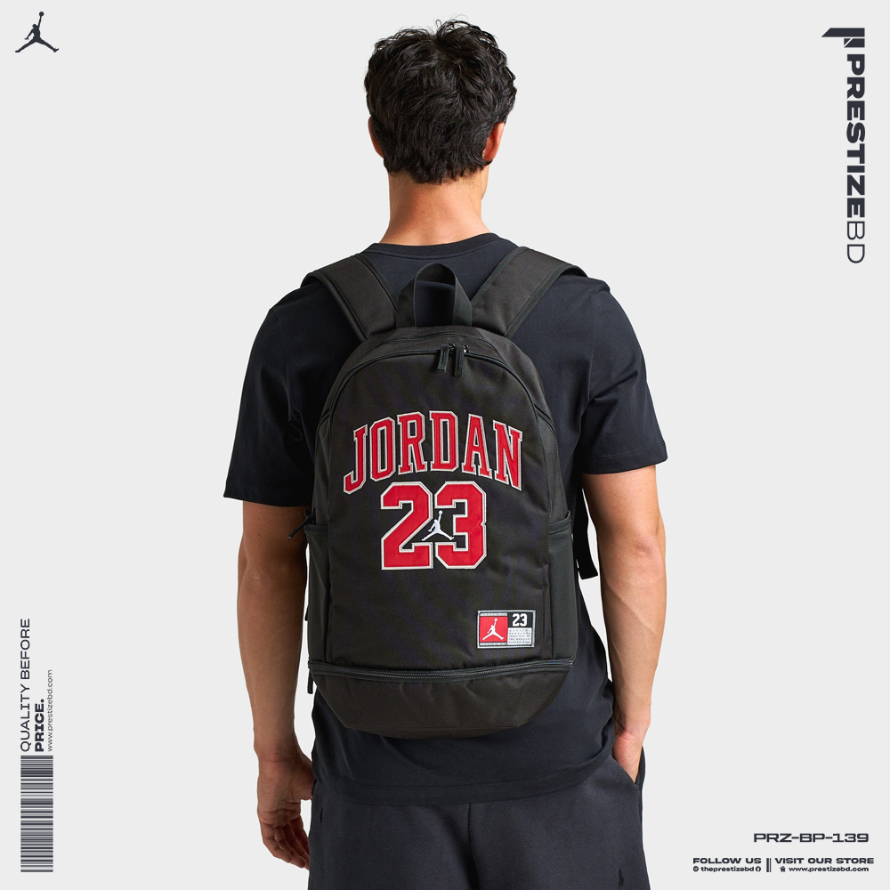 Jordan 23 Jersey Backpack - Black - Image 5