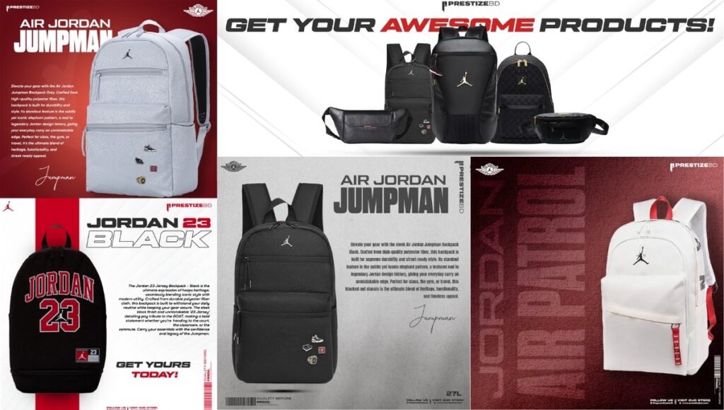 Where to Buy Original Nike, Adidas, and Jordan Bags in BD