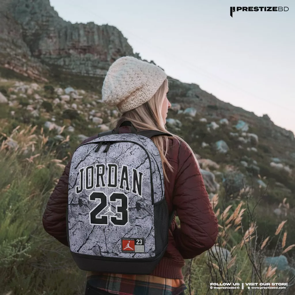Jordan 23 Jersey Backpack (Grey) - Image 3