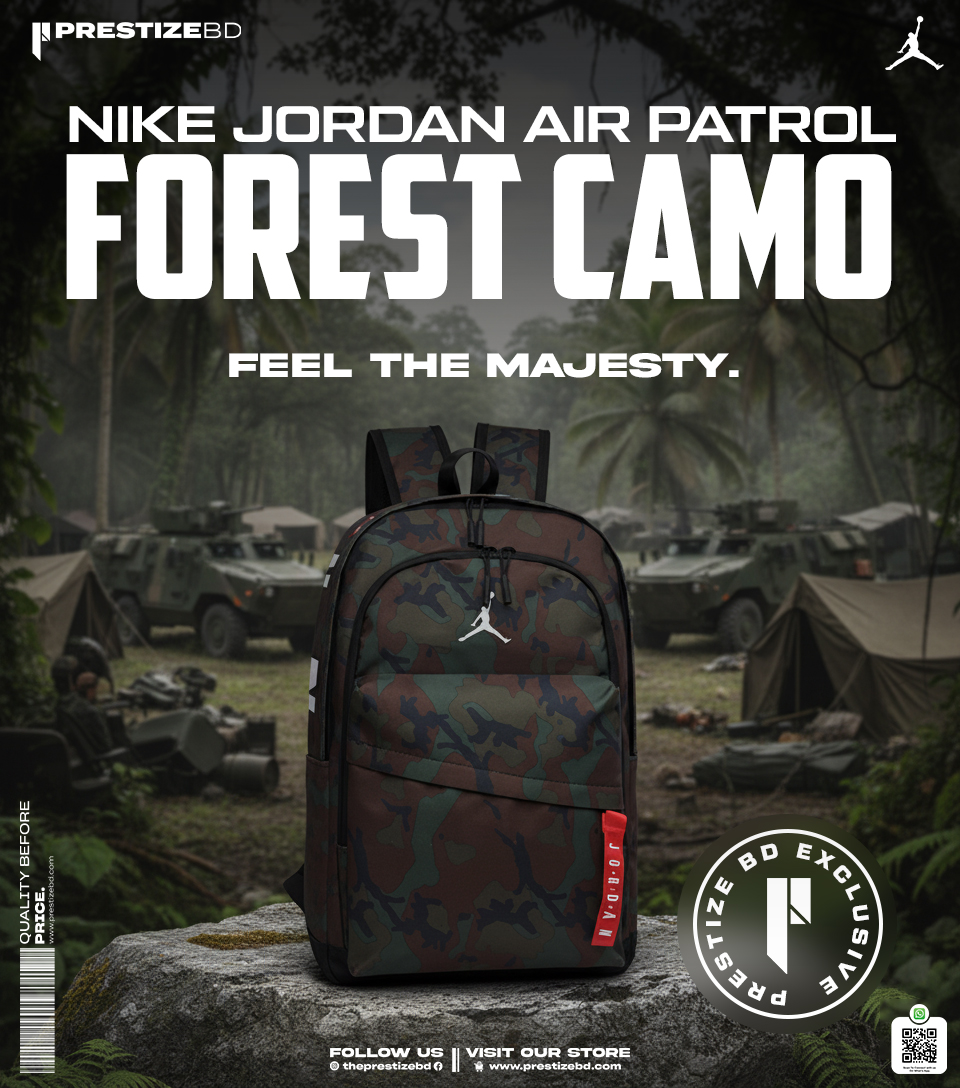 Nike Jordan Air Patrol Backpack (Forest Camo) - Image 4