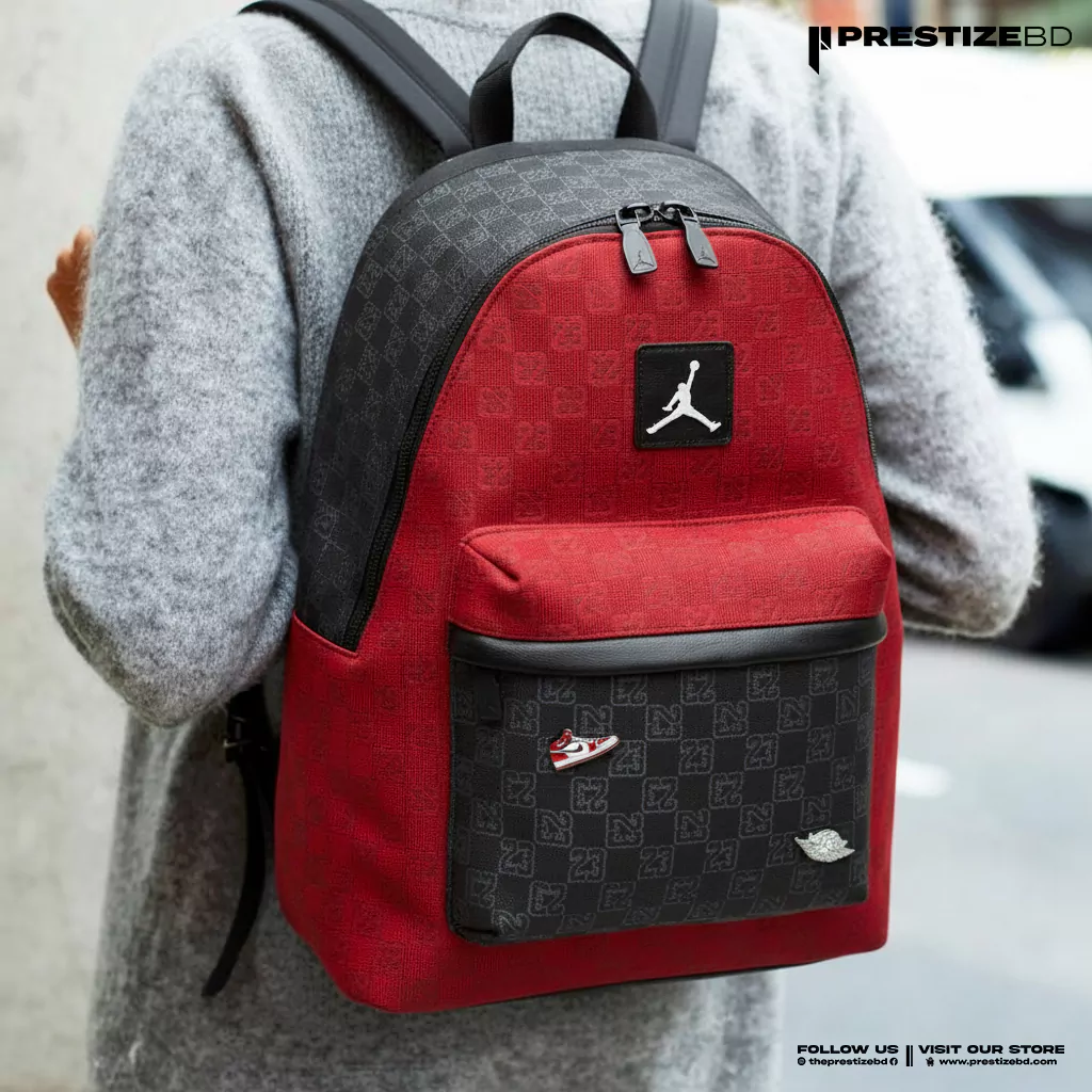 Air Jordan Monogram Backpack (Varsity Red) - Image 3