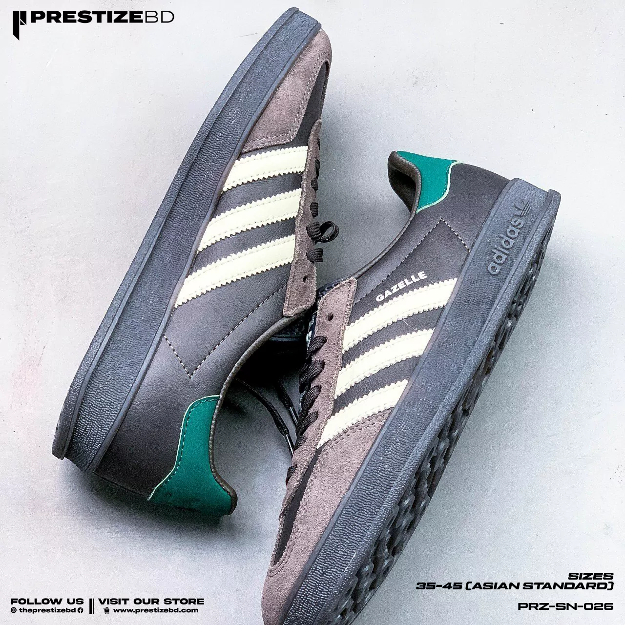Adidas Gazelle Dark Brown Colorway - Grade 1:1
