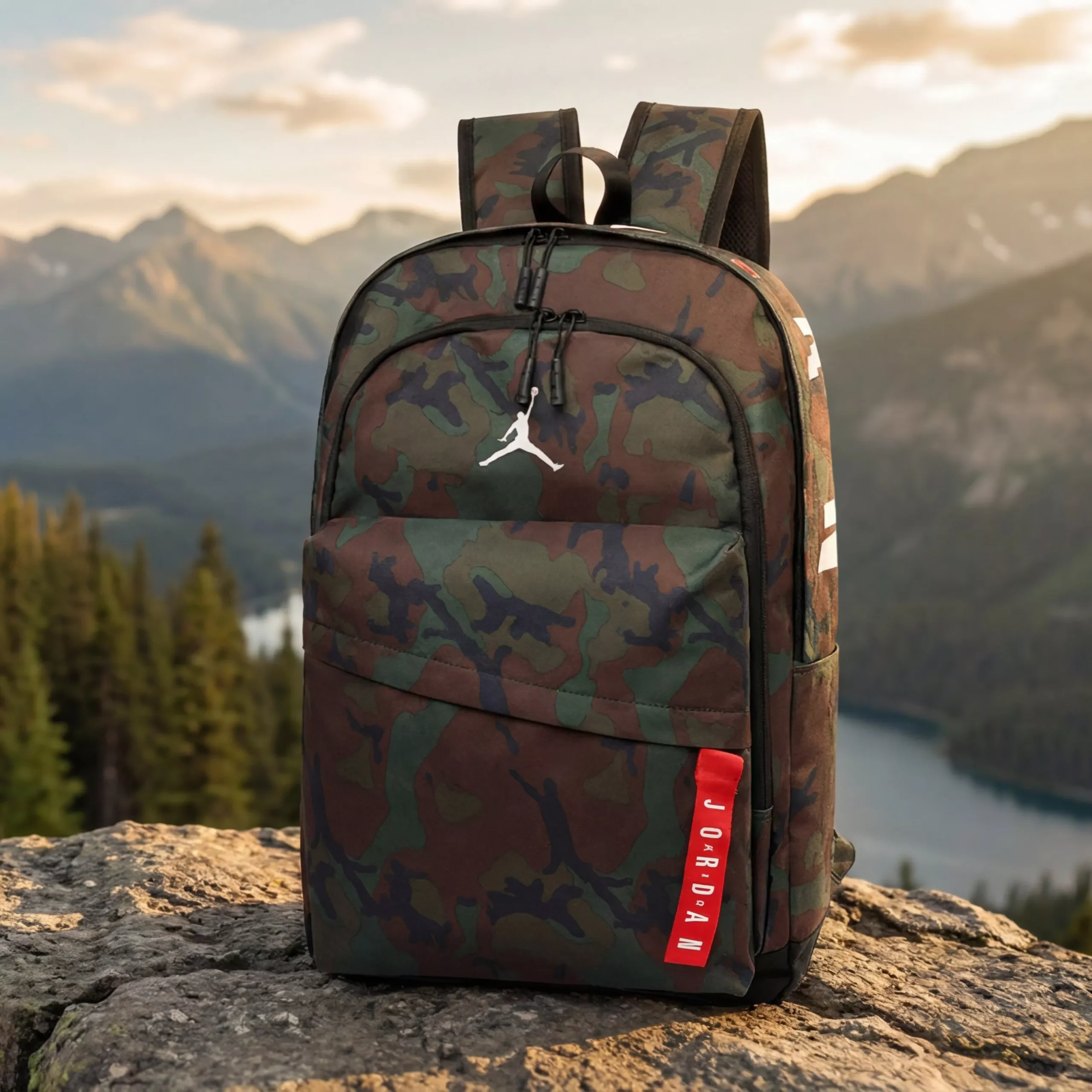 Nike Jordan Air Patrol Backpack (Forest Camo) - Image 2