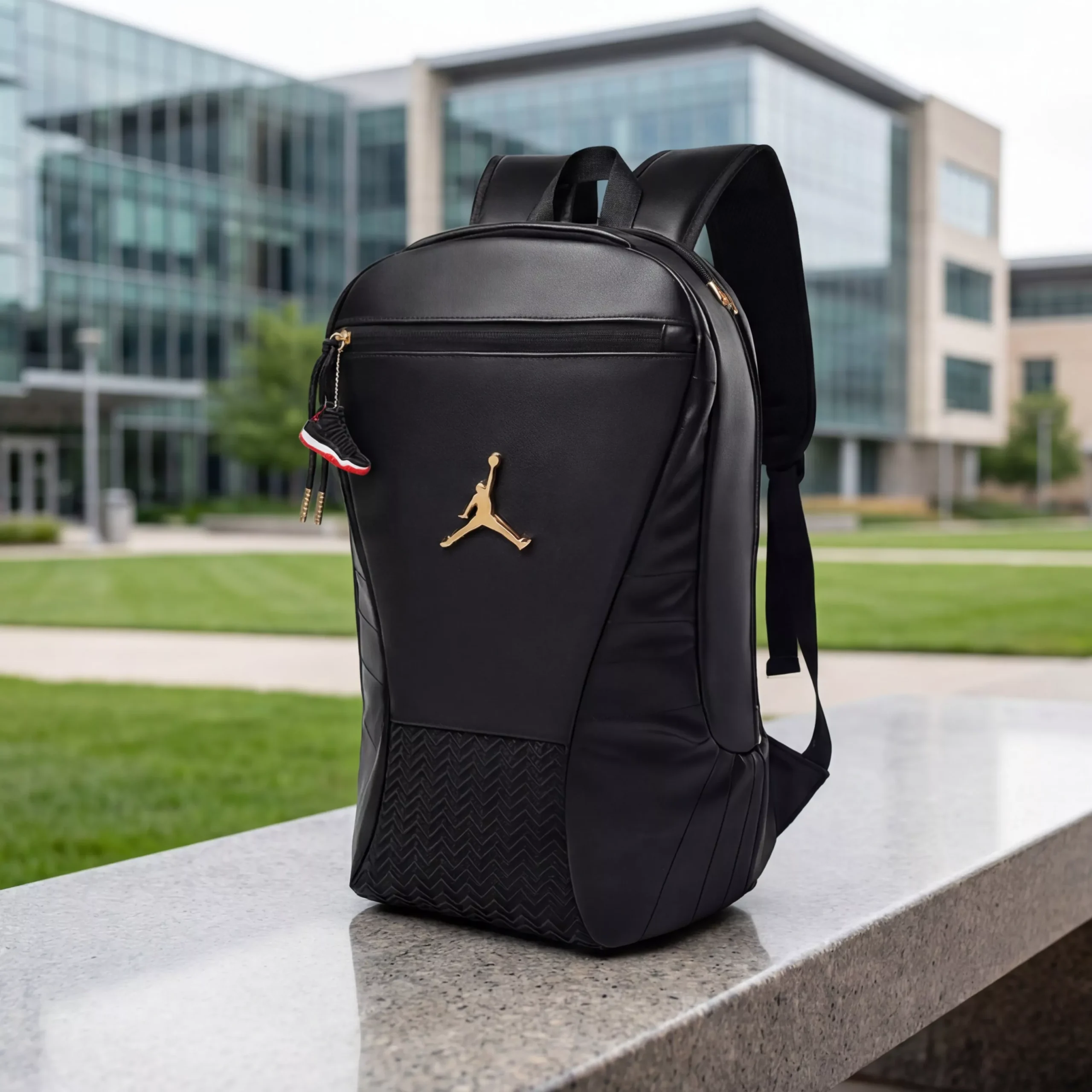 Jordan Retro 12 Backpack (Black) - Image 2