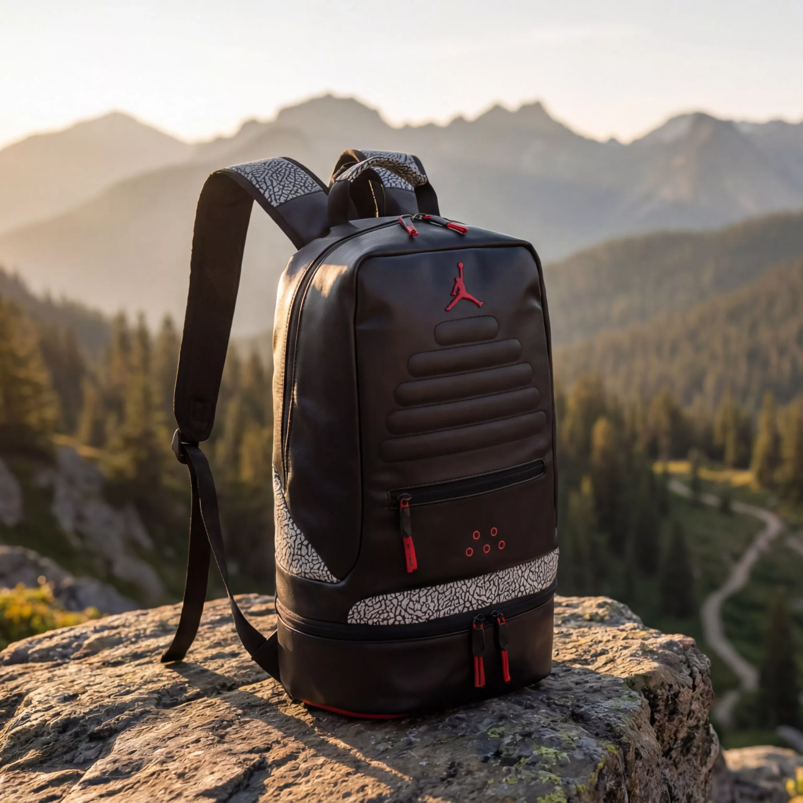 Air Jordan 3 Retro Backpack (Black) - Image 2