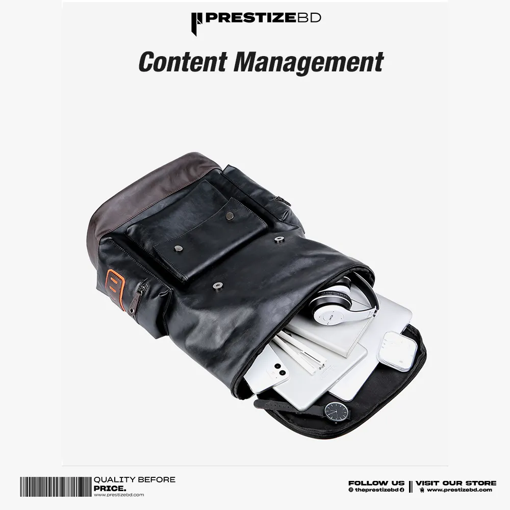 Leather Travel Backpack - Prestize BD Exclusives - Image 13