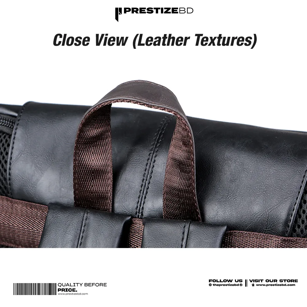 Leather Travel Backpack - Prestize BD Exclusives - Image 8