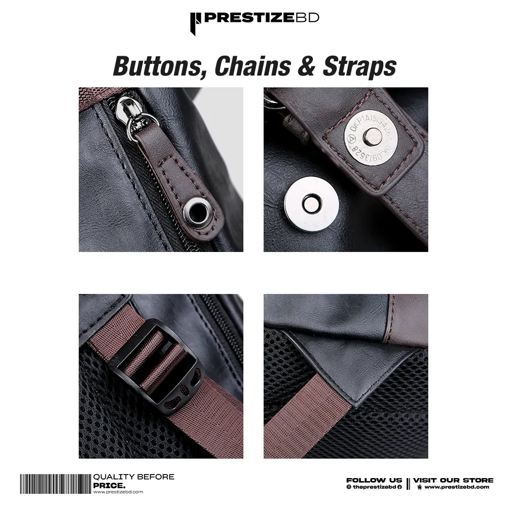 Leather Travel Backpack - Prestize BD Exclusives - Image 10