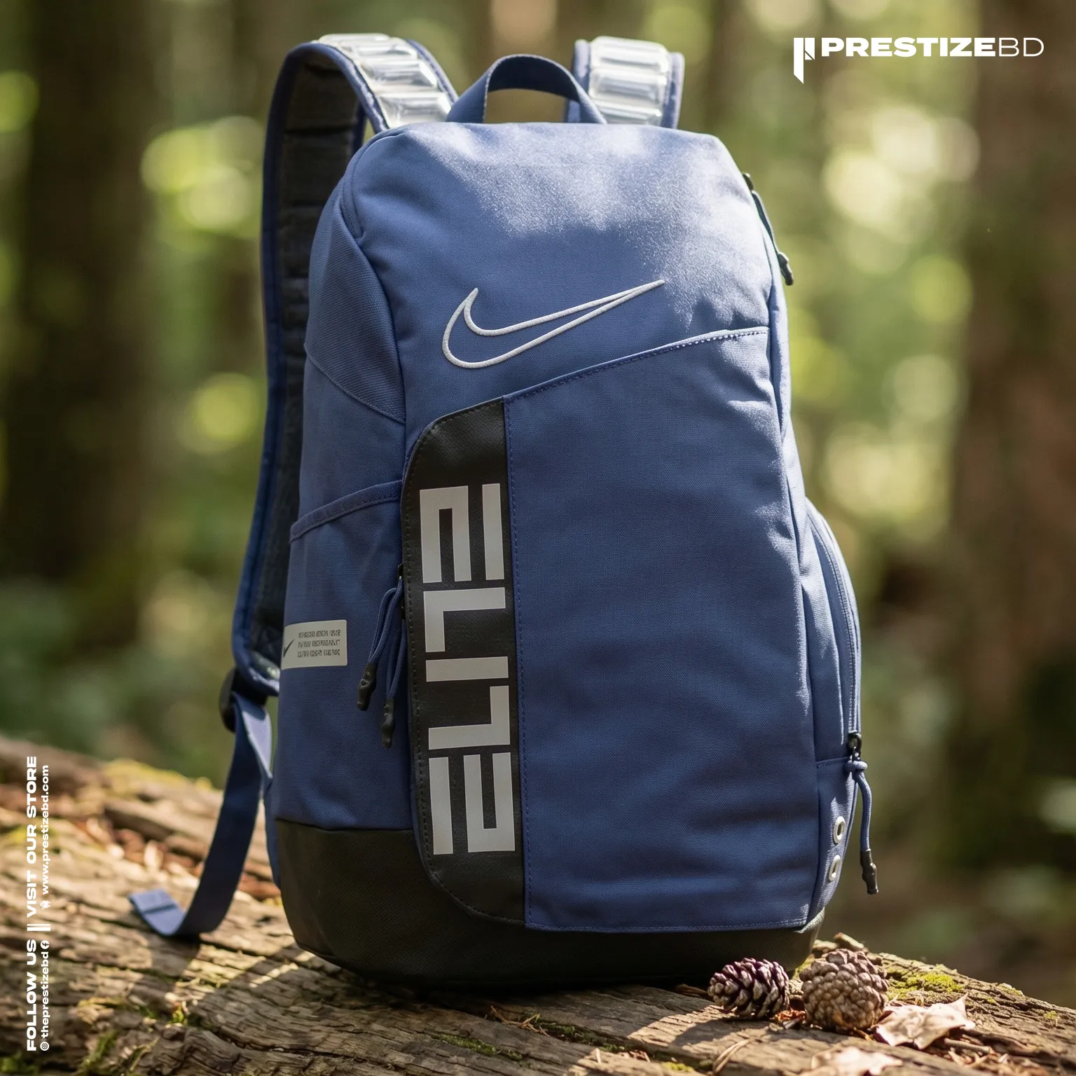 Nike Elite Backpack - Navy Blue - Image 2