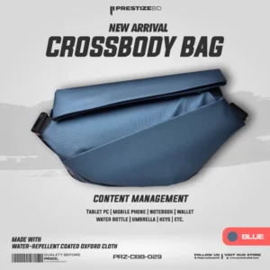 Prestize BD Exclusive - Stylish Cross Body Bag - Blue